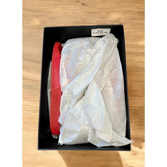 New With Tags Coach C8740 Disney X Mickey Minnie Sport Slide Shoes Size 8B - Picture 6 of 7